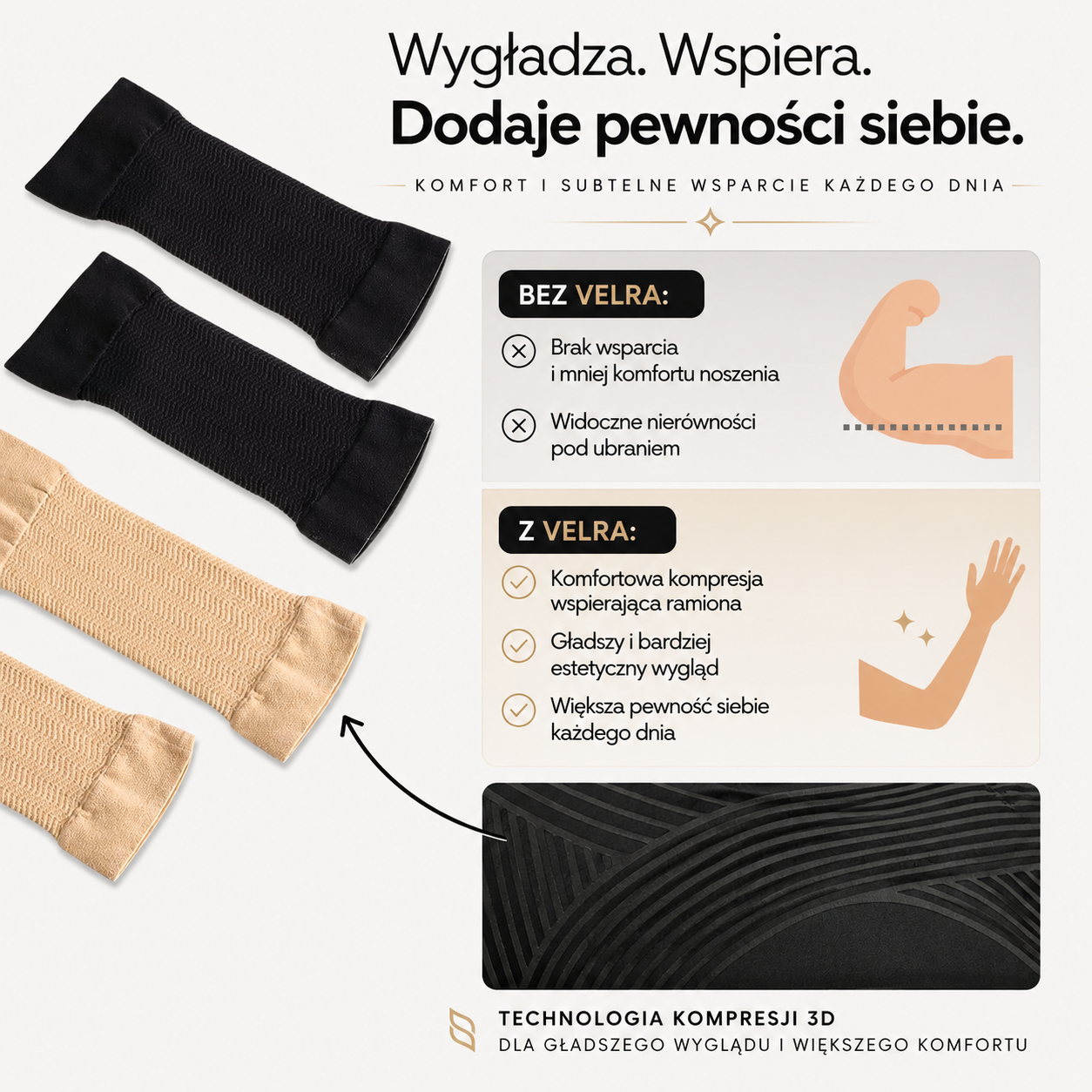 Rękawy Modelujące Velra