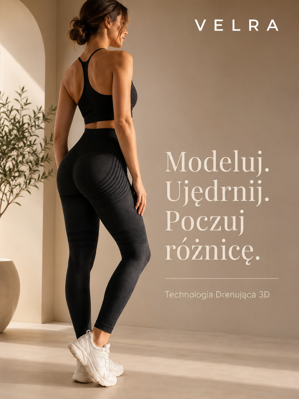 Legginsy Modelujące 3D Velra