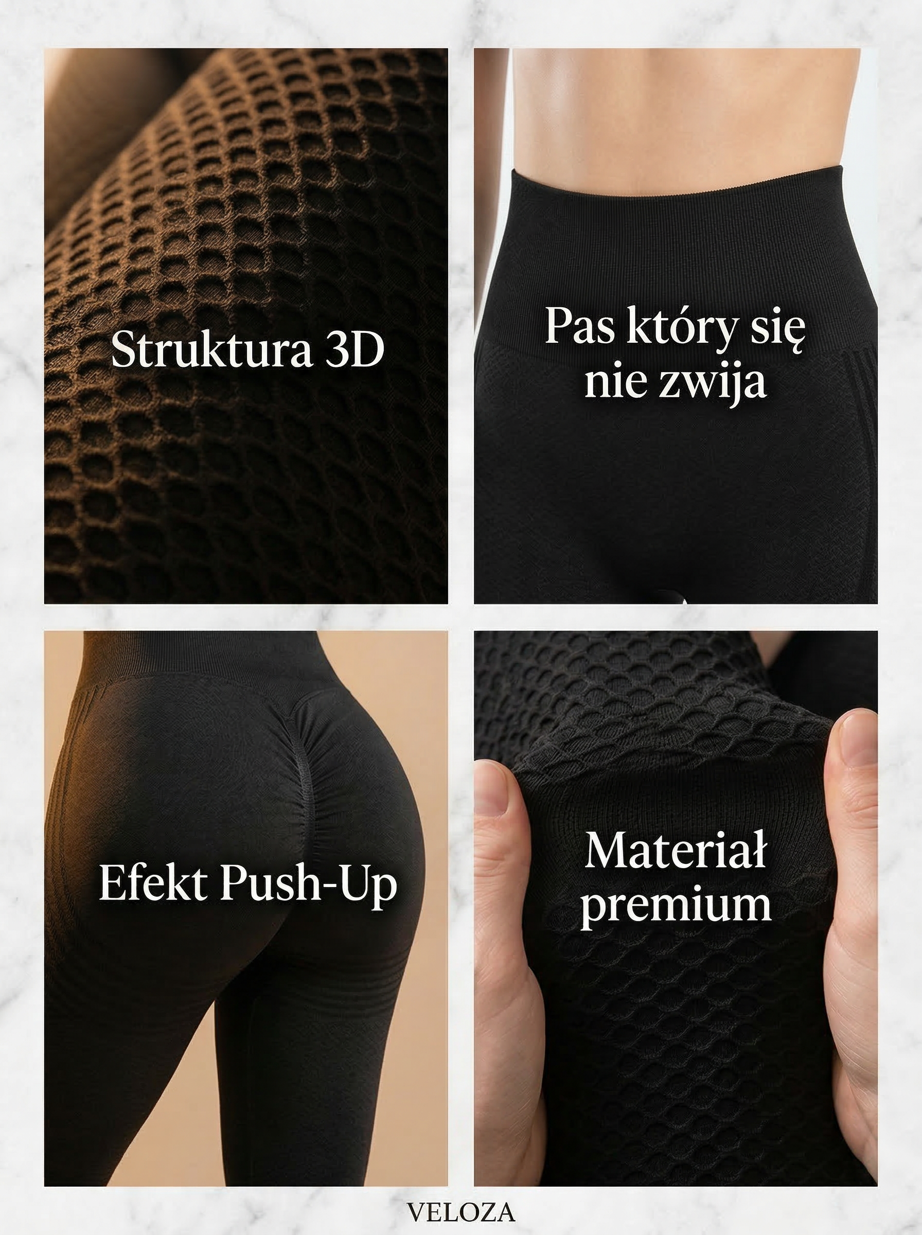 Legginsy Modelujące 3D Velra